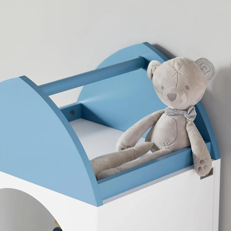 SoBuy KMB87-W Kinderregal Bücherregal Kinderzimmer Regal Aufbewahrungsregal für Kinder Kinderzimmer