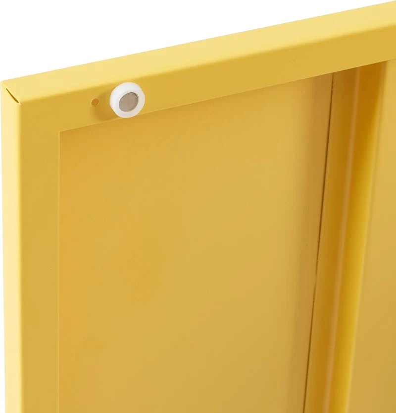 [en.casa] Nachtschrank Hausjärvi Nachttisch 82 x 35 x 35 cm Nachtkästchen Beistelltisch mit 1 Tür Me