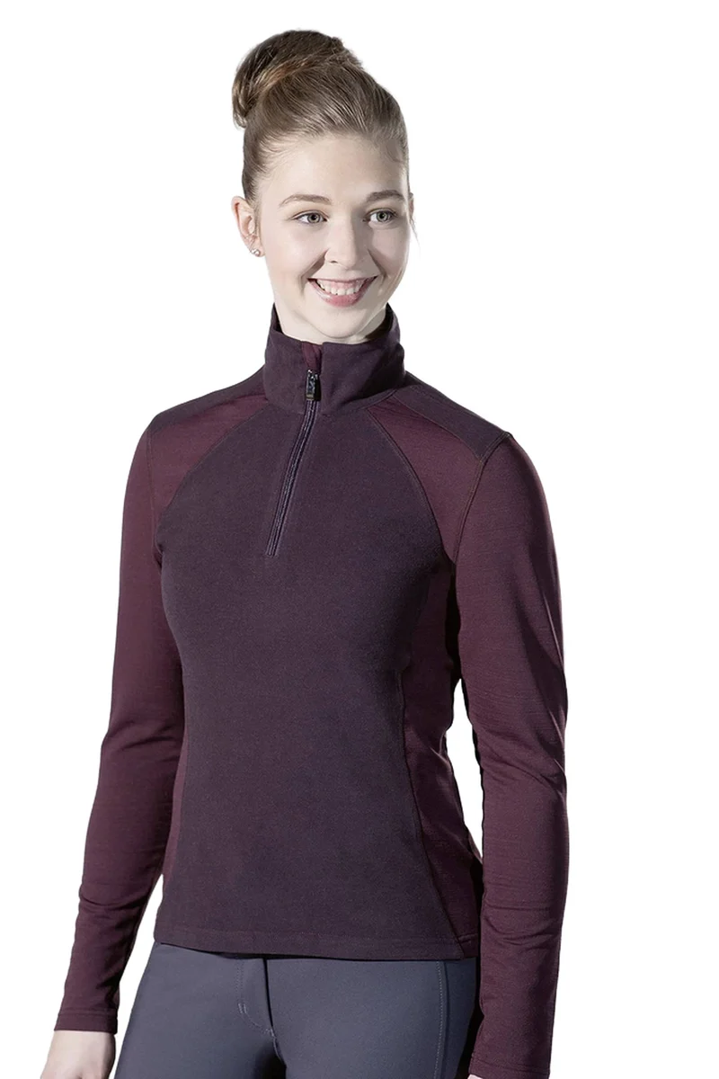 HKM Damen Duo Wander-Shirt L 3296 Bordeaux, L 3296 Bordeaux