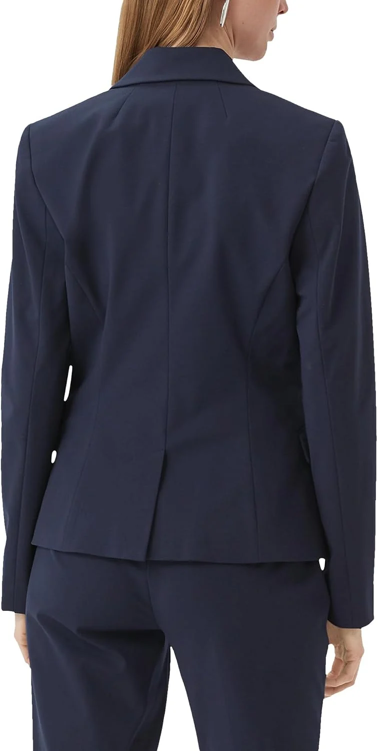 comma Taillierter Blazer aus Viskosemix, 5976