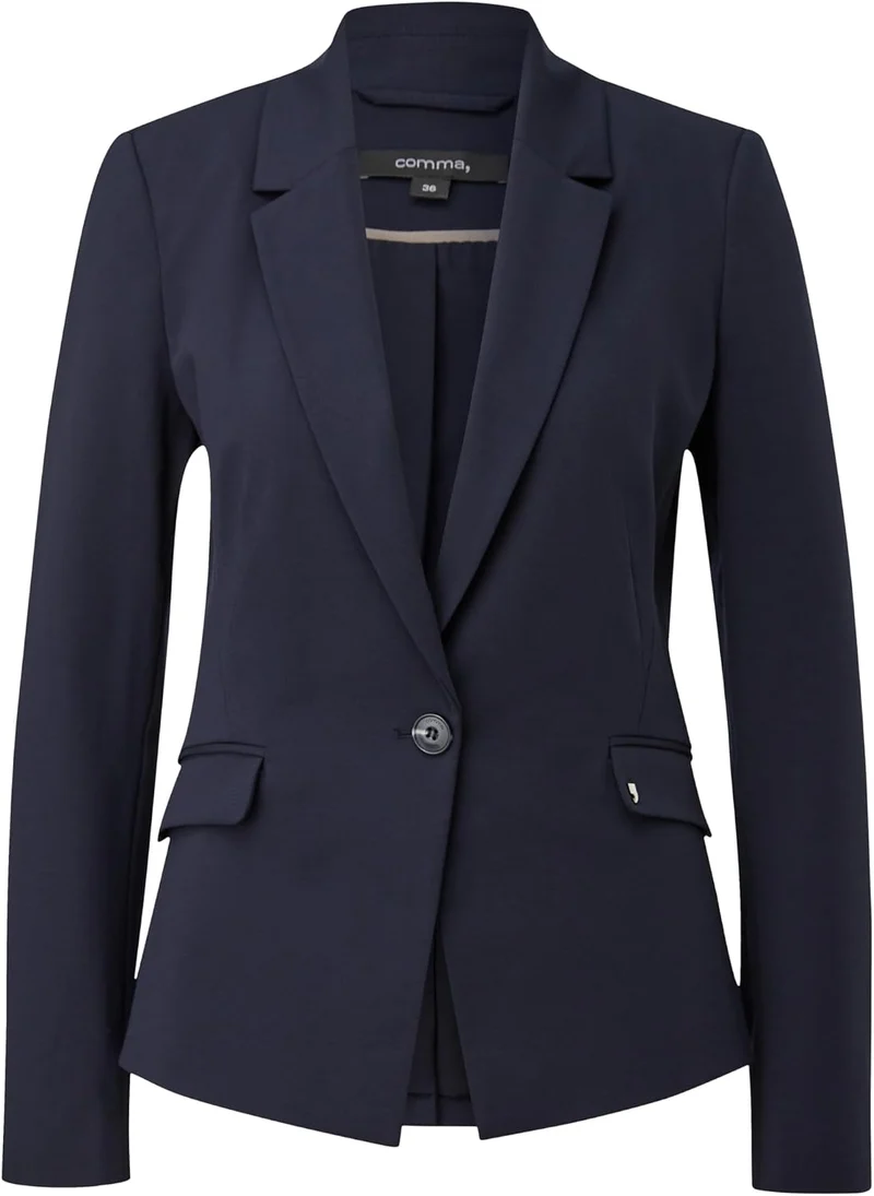 comma Taillierter Blazer aus Viskosemix, 5976