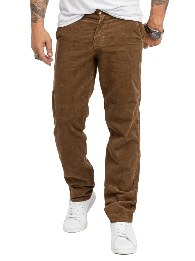 Rock Creek Herren Cord Hose Regular Fit Chino Hose RC-2156 31W / 32L Dunkelbeige, 31W / 32L Dunkelbe