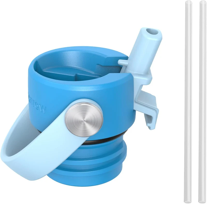 Super Sparrow Trinkflasche Edelstahl - Thermobecher - 350ml, 500ml, 750ml, 1L - FlipFlow Trinkflasch