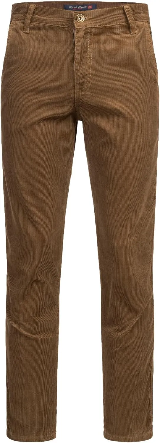 Rock Creek Herren Cord Hose Regular Fit Chino Hose RC-2156 31W / 30L Dunkelbeige, 31W / 30L Dunkelbe