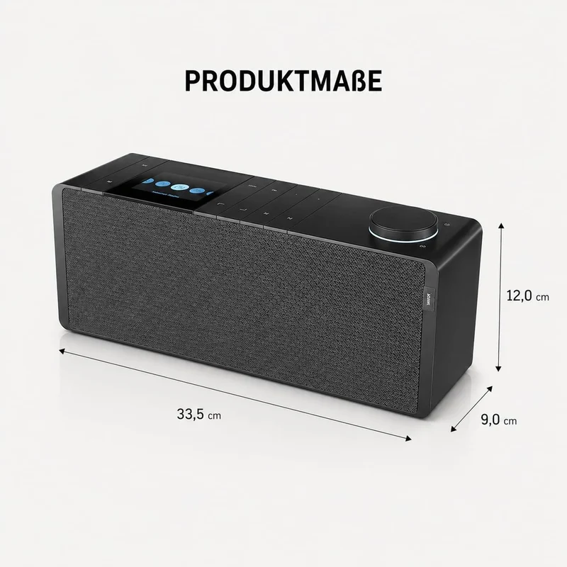 Loewe klang s1 basaltgrau, Stereo Smartradio, 80 Watt, DAB, DAB+, UKW, Audio Streaming, Bluetooth, U