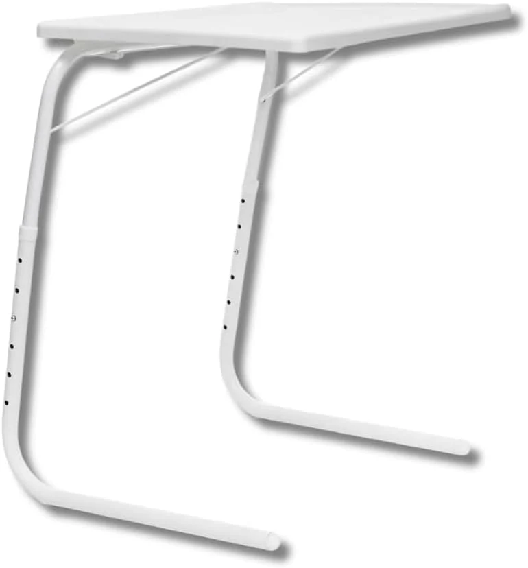 ECOVELO Multifunktionaler Klapptisch Table-Mate mit 6 Höheneinstellungen und 3 Ecken, Verstellbarer