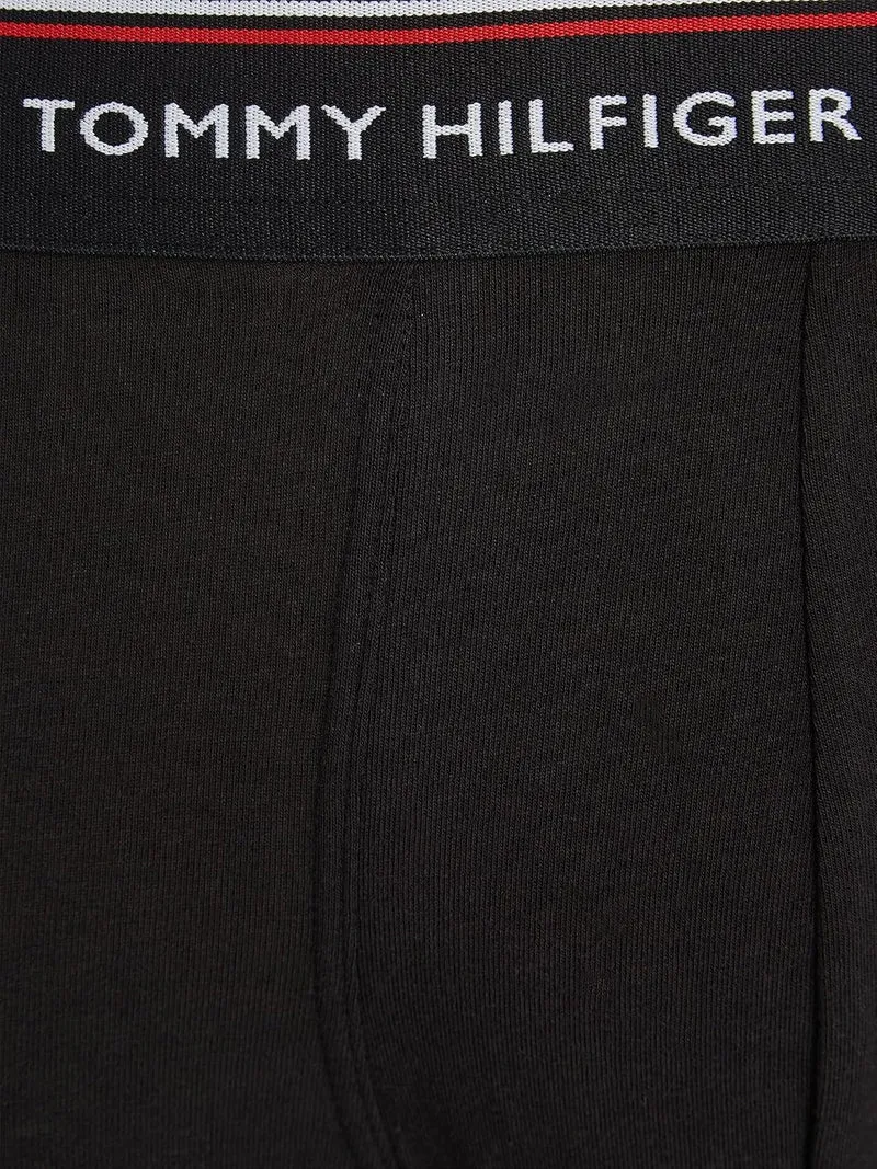 Tommy Hilfiger Herren 3er Pack Boxershorts Low Rise Trunks Baumwolle L Schwarz (Black), L Schwarz (B