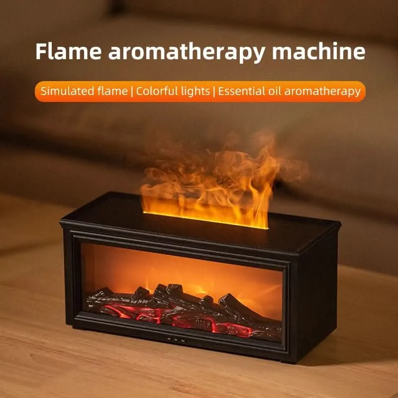 FlameAura – Aromatherapie Feuerstelle Diffusor Mit 7 Farben