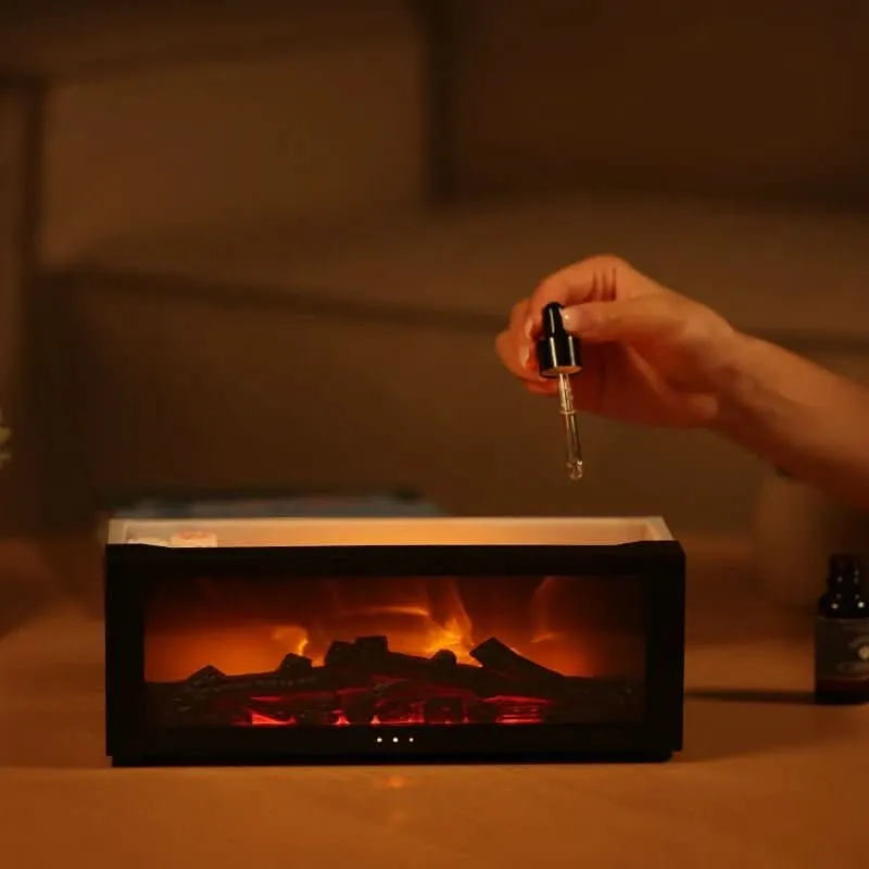 Flammennebel – Aromatherapie Luftbefeuchter Mit Flammeneffekt