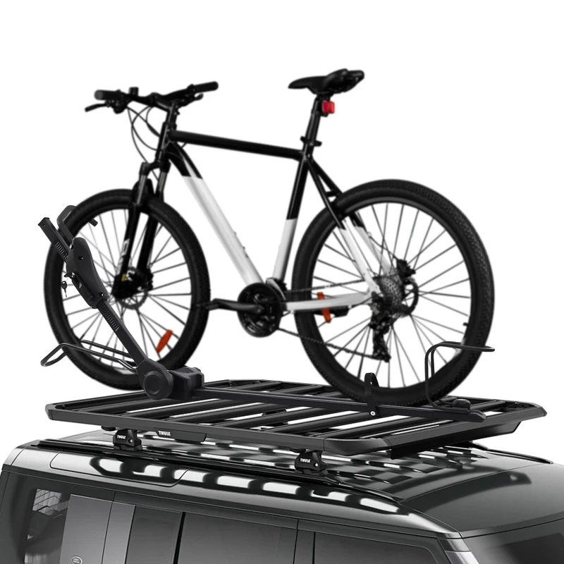 Fahrrad Dachträger E-Bike mit Diebstahlschutz für Auto SUV bis 38 Zoll