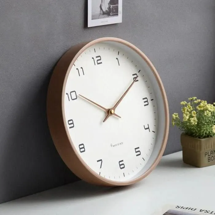 NordischesHolz – Stilvolle Holzwanduhr Für Modernes Wohnen