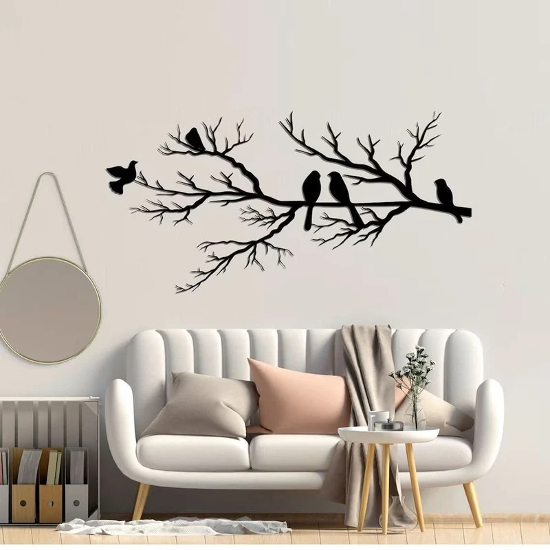 BIRDWING Kunst – Metall Wanddeko mit Vögeln für Elegantes Wohnen