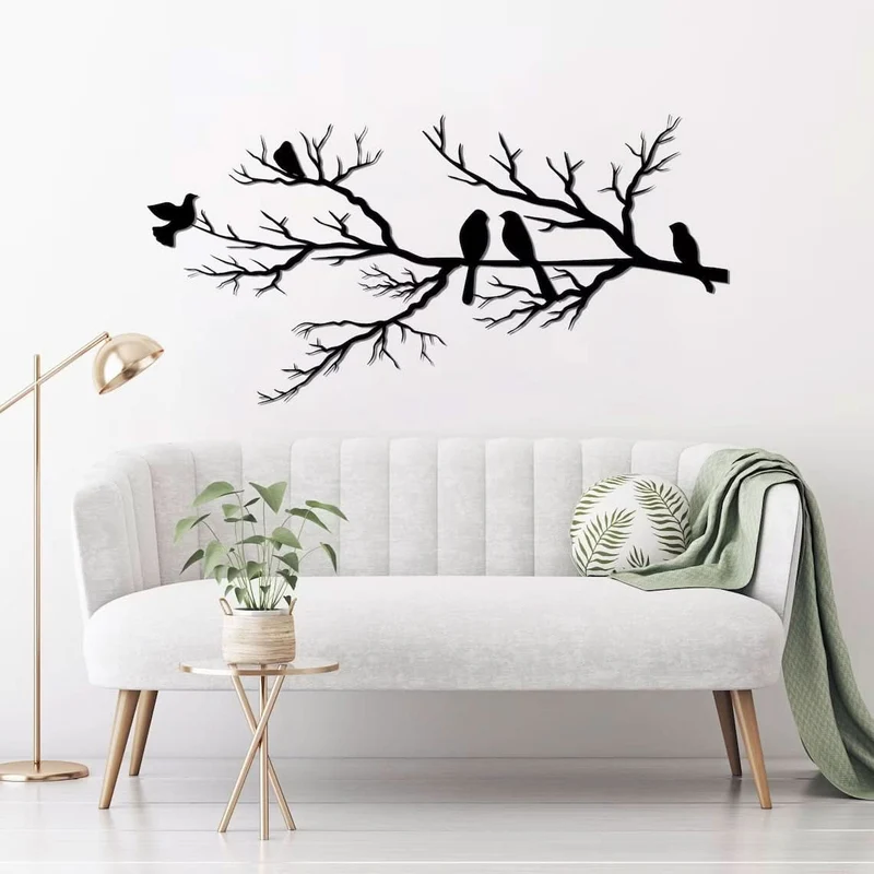 BIRDWING Kunst – Metall Wanddeko mit Vögeln für Elegantes Wohnen