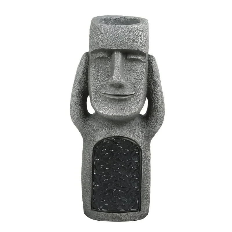 Magisch Trio – Solar-Harz Gartenstatuen für Bezaubernde Atmosphäre
