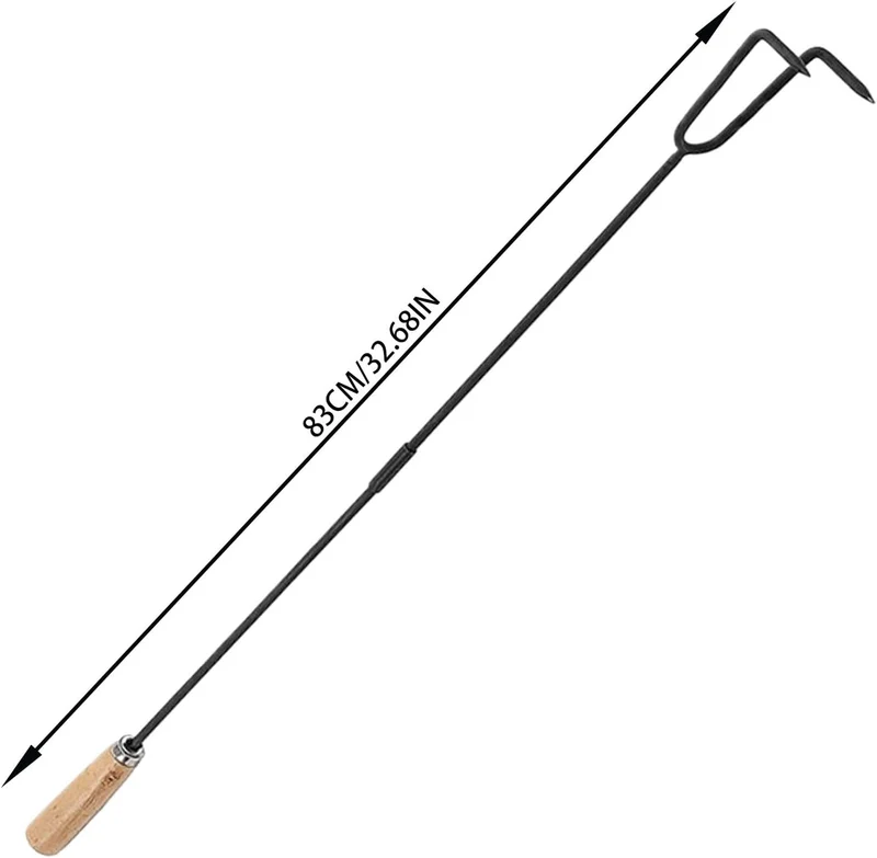 Feuerstellen-Poker, Kamin-Poker | Lagerfeuerpoker für Feuerstelle - Kamin-Schürhaken, 84,8 cm langer