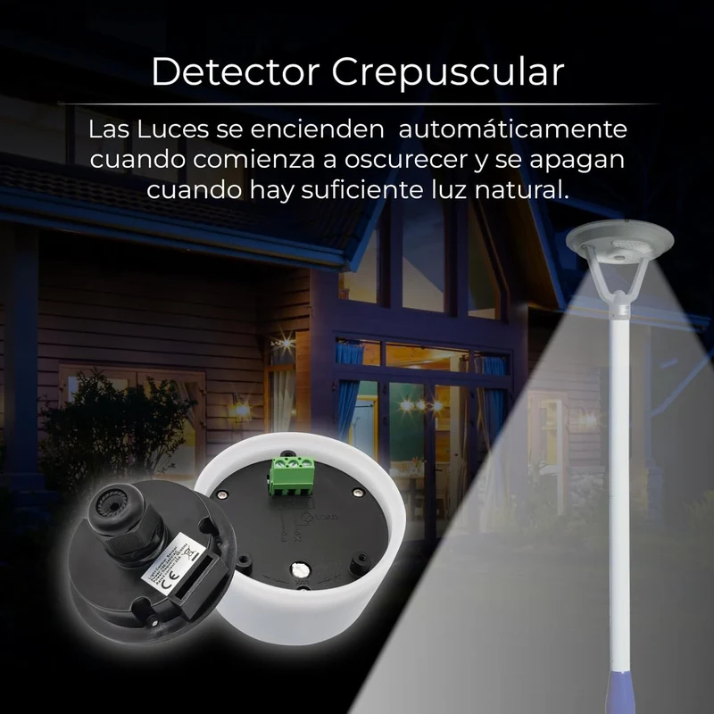 LED ATOMANT Dämmerungsschalter Aussen Fotozelle IP65 1, 1