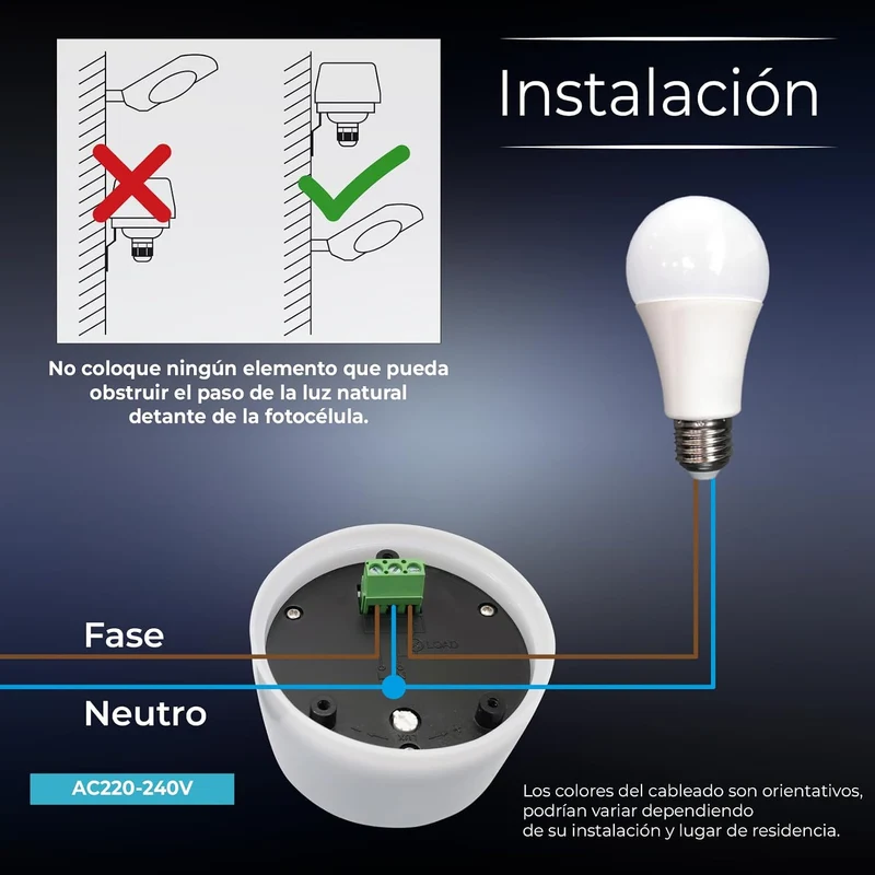 LED ATOMANT Dämmerungsschalter Aussen Fotozelle IP65 1, 1