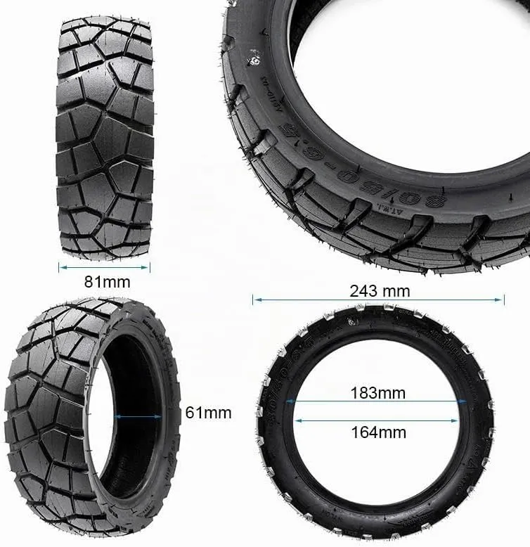eWheel Tubeless-Reifen 80/50 6,5 für Elektroroller, hochbelastbar, für den täglichen Gebrauch, besse