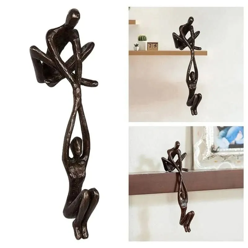 Ewigkeit Skulptur – Dekorative Harzskulptur für Liebe und Gleichgewicht