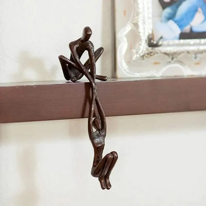 Ewigkeit Skulptur – Dekorative Harzskulptur für Liebe und Gleichgewicht