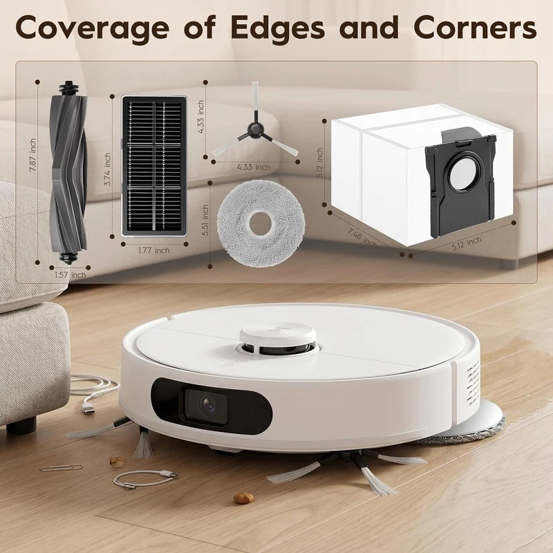 26 Stück Zubehör für Dreame L40 Ultra AE /L40 Ultra A /L10s Ultra Gen 2 /L10s Pro Ultra Heat / X30 U