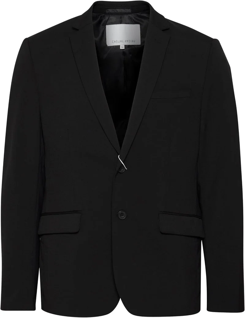 CASUAL FRIDAY CFBernd Herren Sakkos Anzugsjacke Jacke 46 Black (50003), 46 Black (50003)