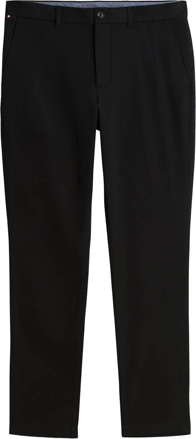 Tommy Hilfiger Herren Hose Bleecker Chino 1985 Pima Cotton Chino 31W / 36L Black (Black), 31W / 36L