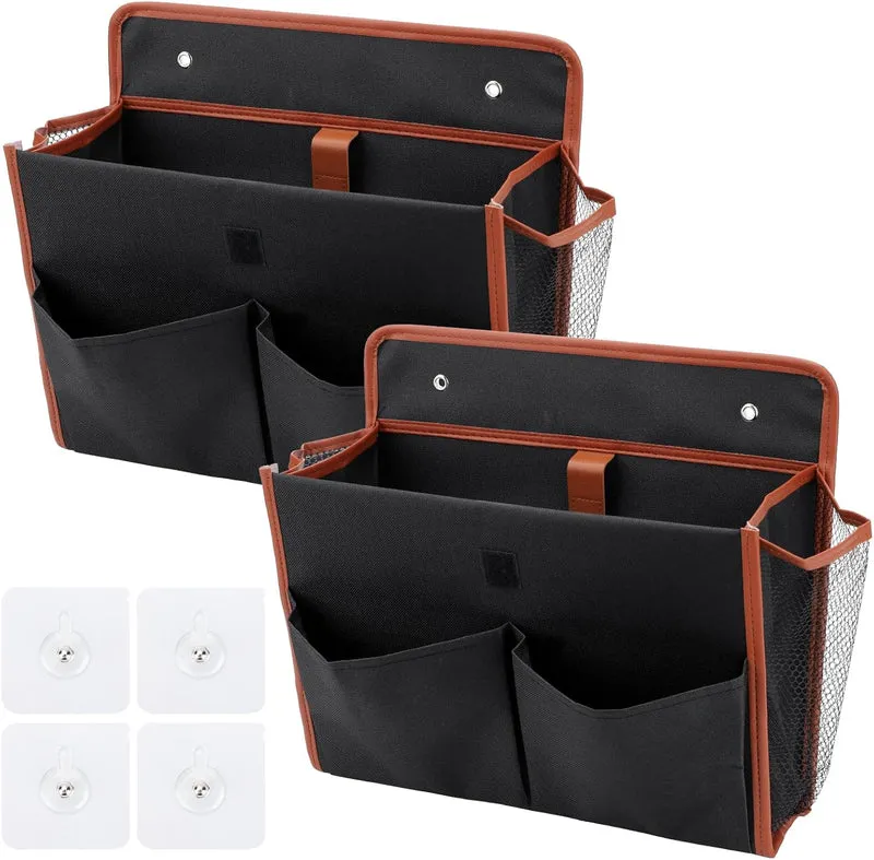 2 Stück Wohnmobil Organizer, Selbstklebend Hängeorganizer Camping Faltbar | Ohne Bohren Hängetasche