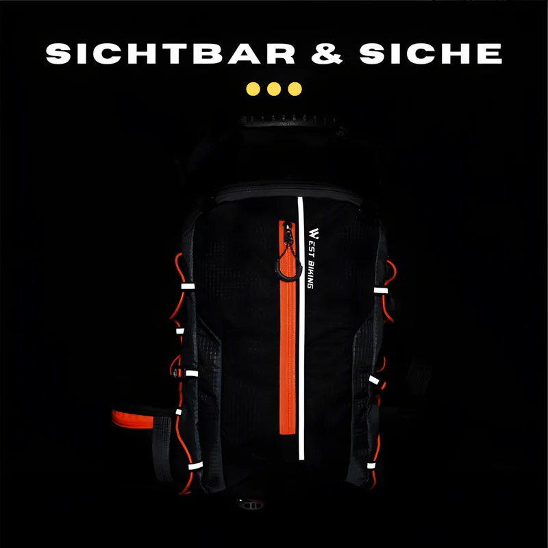 HydroRide | Leichter Outdoor-Rucksack für Wandern, Reisen & Radfahren