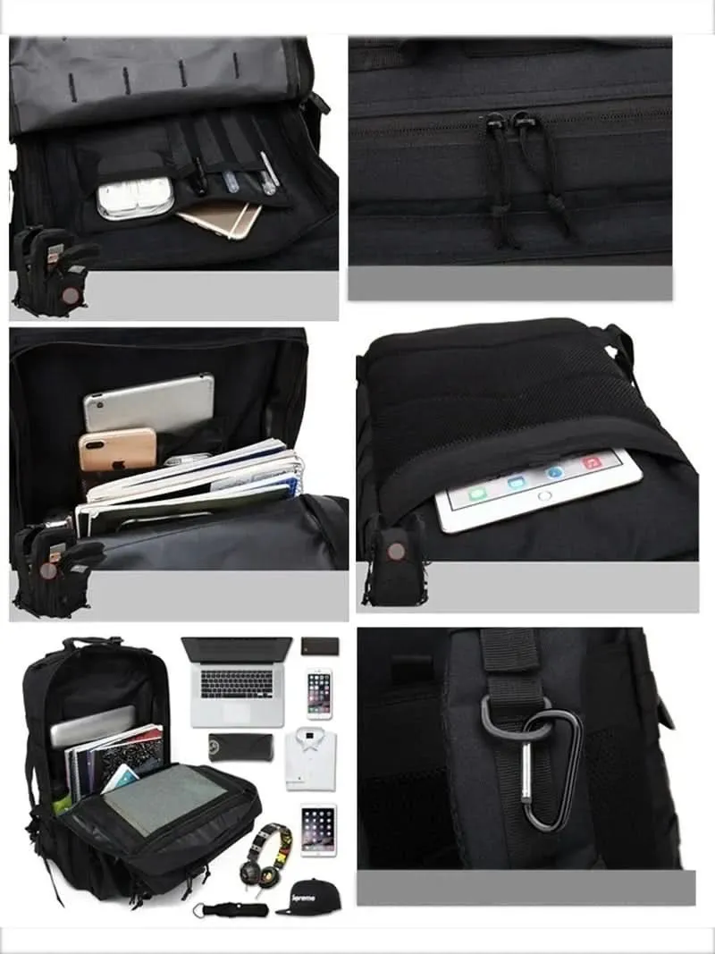 Abenteuerpack – Taktischer 50 L Rucksack Mit Laptopfach & Diebstahlschutz