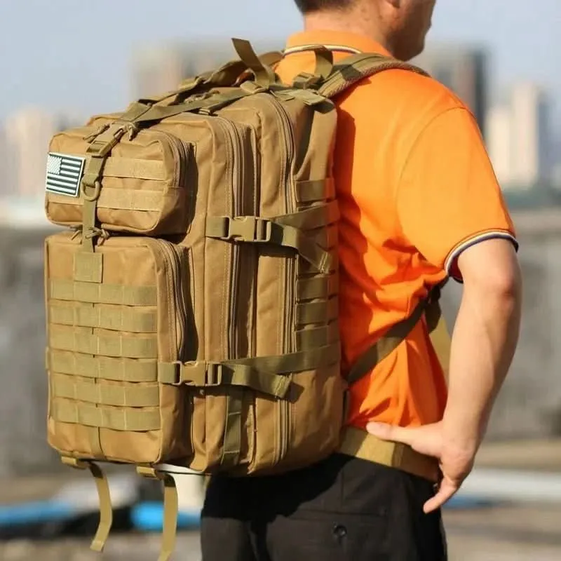 Abenteuerpack – Taktischer 50 L Rucksack Mit Laptopfach & Diebstahlschutz