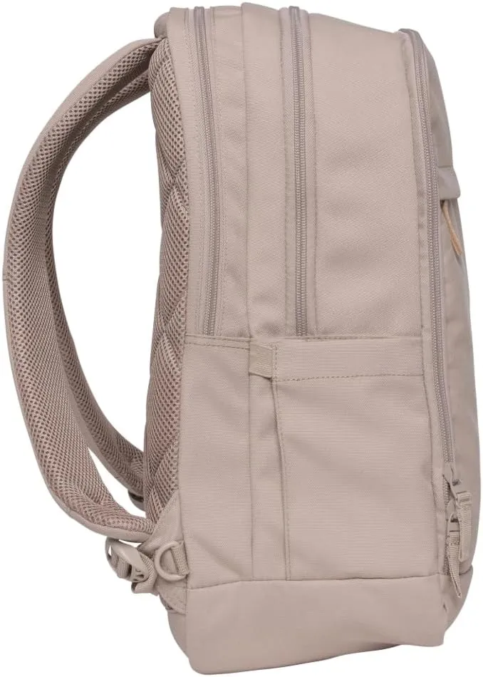 Beckmann, Rucksack Urban, für Schule Uni Arbeit Freizeit, mit extra Laptopraum, 30L Beige, Beige