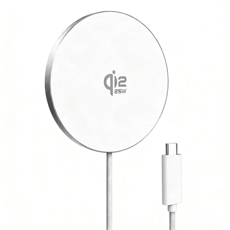 GEEKERA 25W magnetisches Schnellladegerät: Ultradünnes Flaches Wireless Charger für Apple MagSafe iP