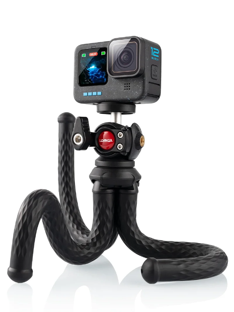 Lammcou Go Pro Stativ, Action Kamera Flexibel Octopus Gorrila Pod & Stativhalterung, Multistativ Kom