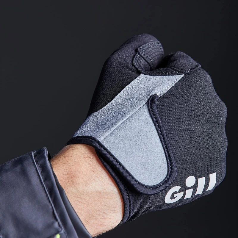 Gill Junior Deckhand Long Finger Sailing Gloves 2022 - Black, JUN
