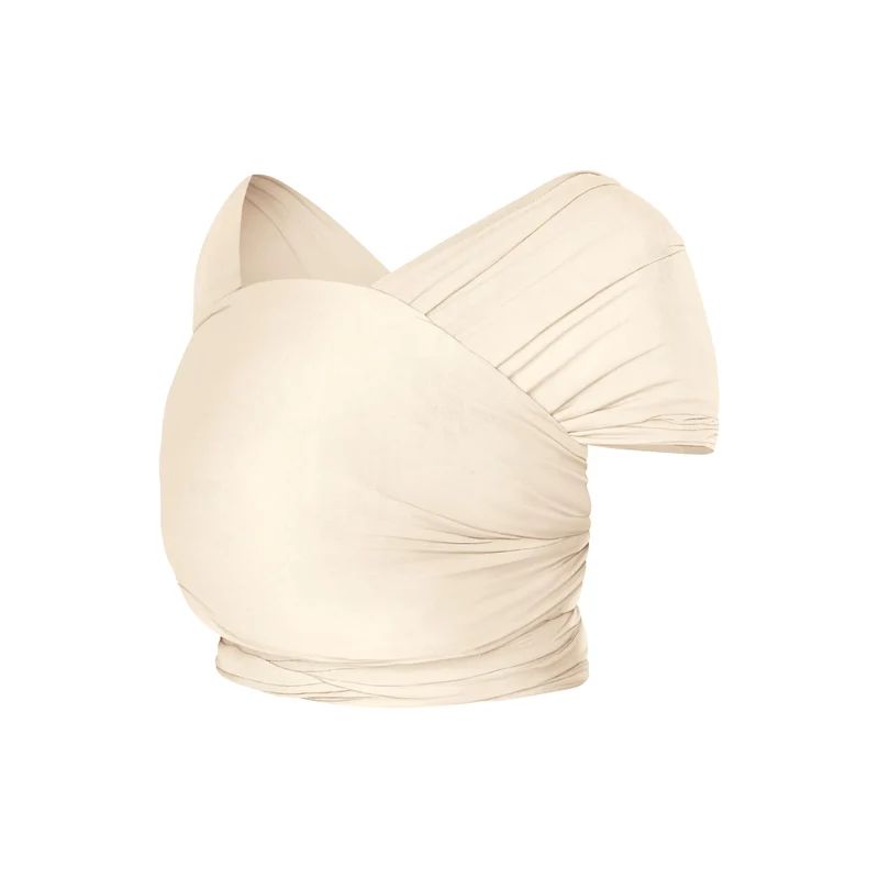 Ergobaby Babytragetuch für Neugeborene ab Geburt bis 11,3 kg, Aura Knit Tragetuch aus recycelten Sto
