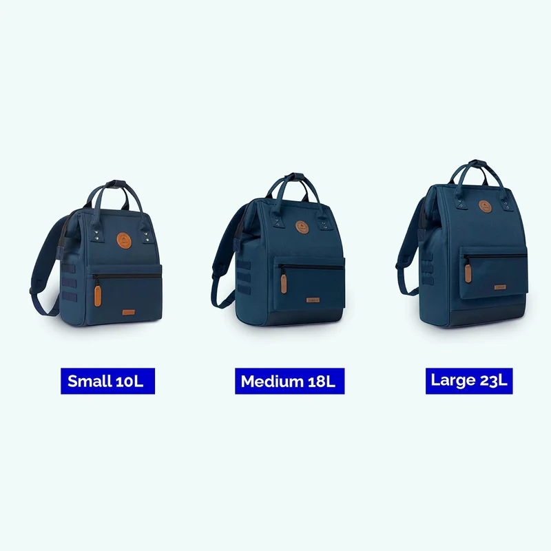 Cabaïa - Rucksack - Adventurer + 2 Vordertaschen - Wasserabweisend - Tagesrucksack - Modell Le Havre