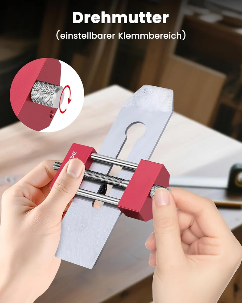 Beaspire Honing Guide Tool Meissel Schärfen Kit, 5/32 Zoll bis 3 Zoll Stechbeitel Schleifhilfe, Stem