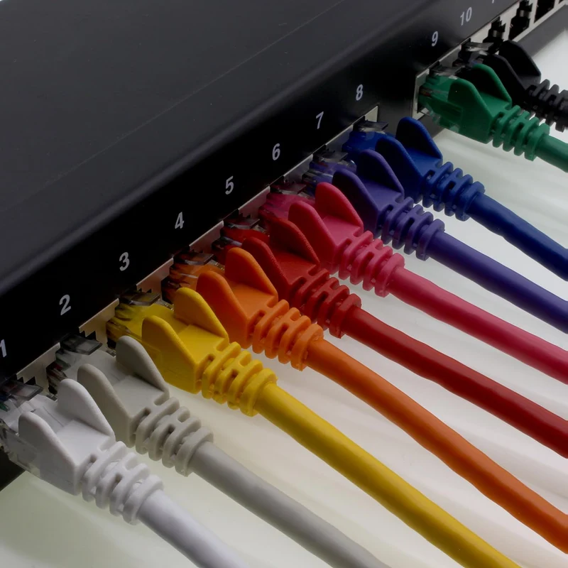 10m - weiss - 10 Stück - (PACK) - CAT.6 CAT6 Ethernet-Lan-Netzwerk-Kabel 1000 Mbit/s Patchkabel 10 m