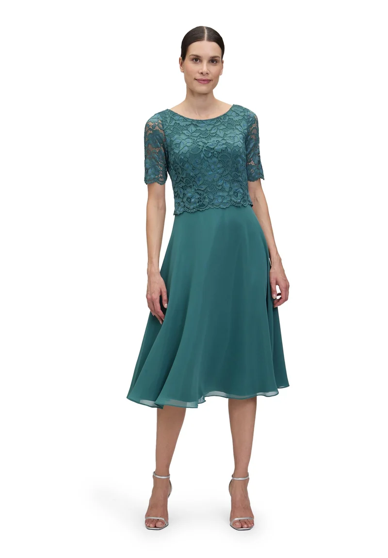 Vera Mont Damen Kleid 50 Dark Emerald, 50 Dark Emerald