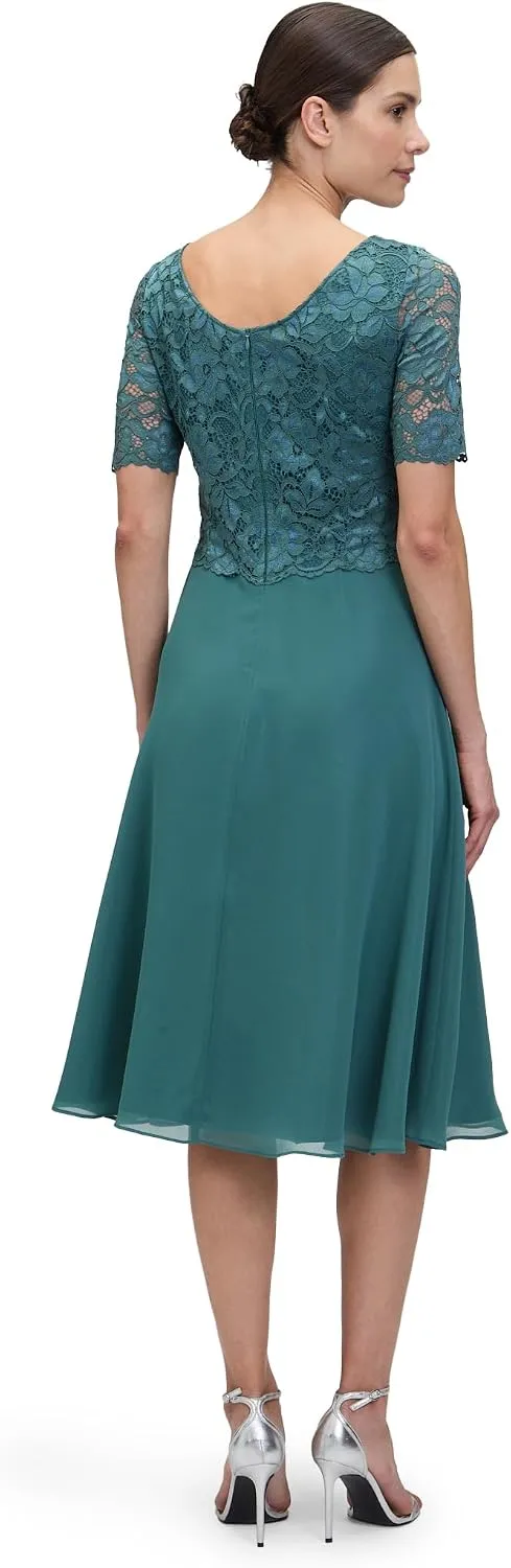 Vera Mont Damen Kleid 50 Dark Emerald, 50 Dark Emerald