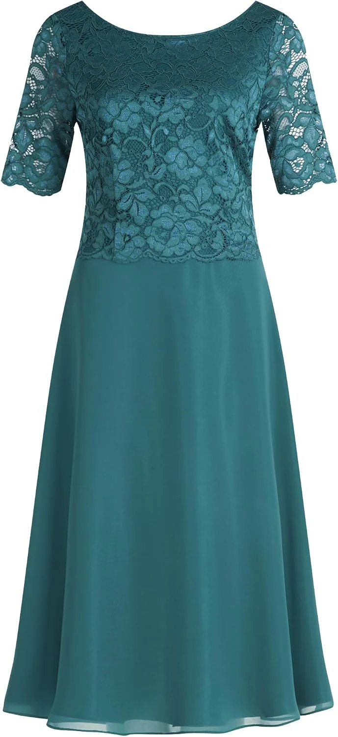 Vera Mont Damen Kleid 50 Dark Emerald, 50 Dark Emerald
