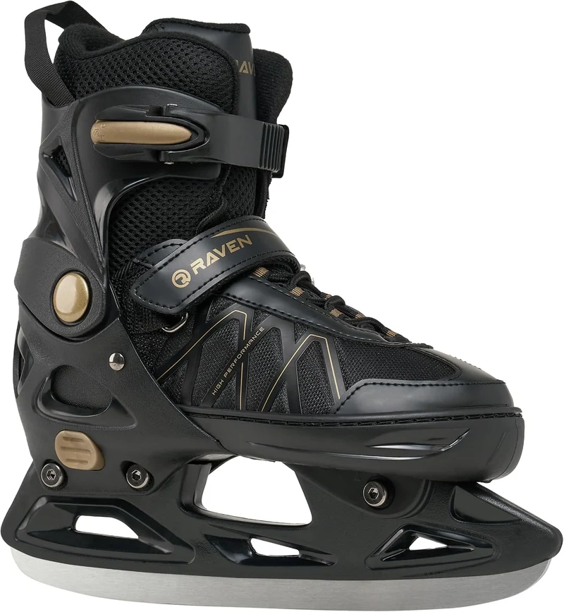 Raven 2in1 Verstellbare Inlineskates-Eishockey Expert mit Triple-Vent-System, Carbon Abec7 Kugellage