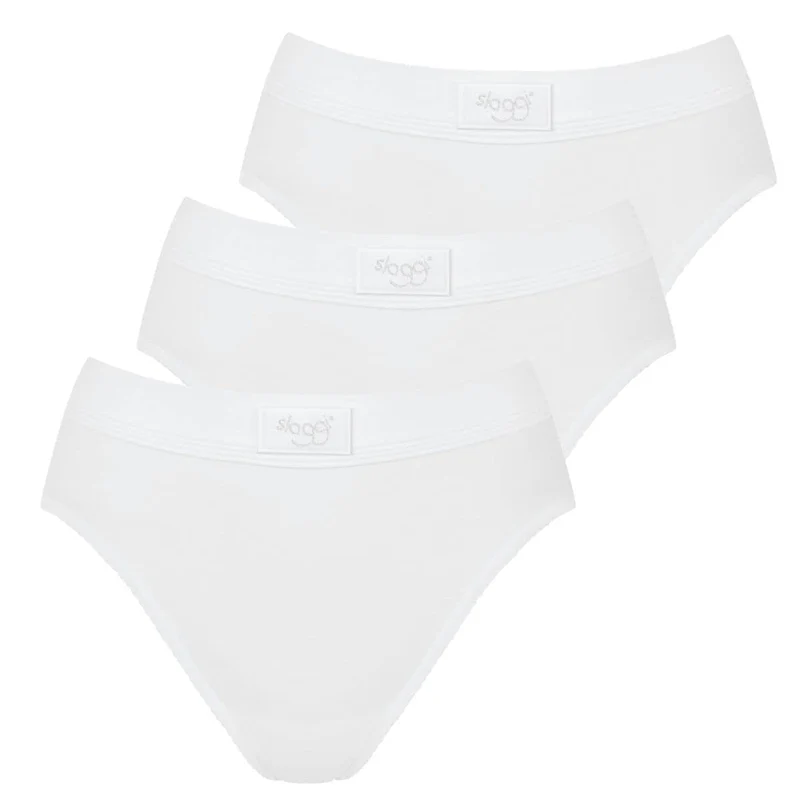 Sloggi Damen sloggi Double Comfort Tai Taillenslip 46 3x Weiss (White), 46 3x Weiss (White)