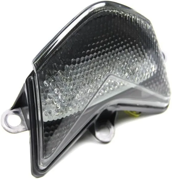 avdb-moto LED-Bremslicht mit integrierten Blinker kompatibel mit Kawasaki ZX10R 2004/2005 (Getönt),