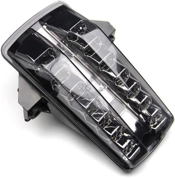 avdb-moto LED-Bremslicht mit integrierten Blinker kompatibel mit Suzuki SV 650 1000 2003 + (Getönt),