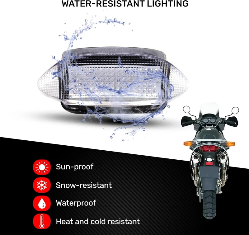avdb-moto LED-Bremslicht mit integrierten Blinker kompatibel mit Cbr 600, F3, 1997/1998, VADERARO, X