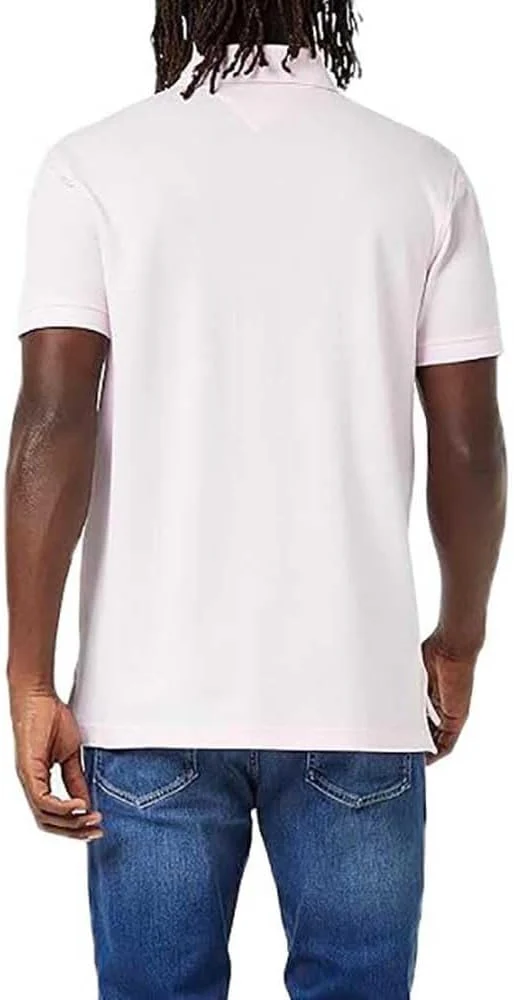 Tommy Hilfiger Herren Poloshirt Kurzarm 1985 Regular Fit L Light Pink, L Light Pink