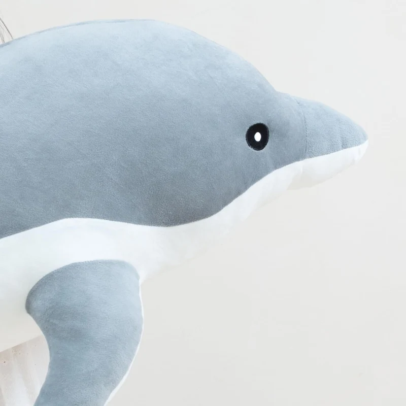 Kekeso Delfin Plüschtiere Schöne Gefüllte Weiche Tier Umarmungskissen Delphin Puppen für Kinder(50cm