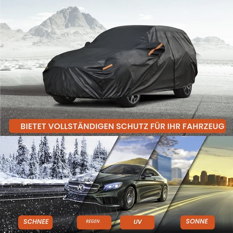 Kayme Autoplane Wasserdicht Atmungsaktiv Passend für 2008-2024 Volov XC60, 7 Schichten Vollgarage Au
